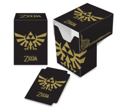 Ultra Pro Legend of Zelda Black & Gold Full-View Deck Box